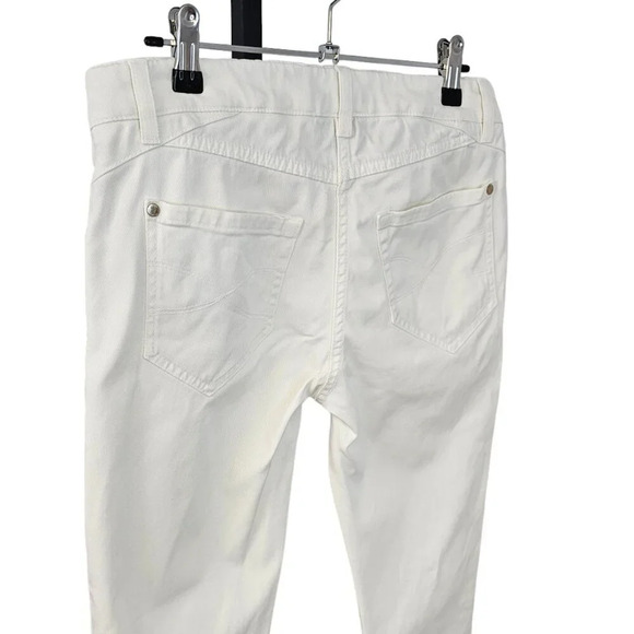 Brunello Cucinelli Womens Skinny Fit Jeans in White Low-Mid Rise Size 6 - Picture 9 of 14